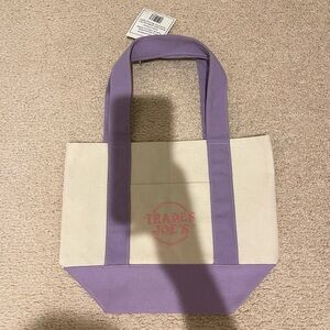 Trader Joe’s canvas tote
New with tags